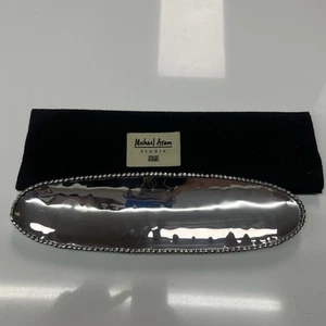 Michael Aram MOLTEN Oval Dish 14" Stainless Steel Modern Serving Tray - Picture 1 of 7