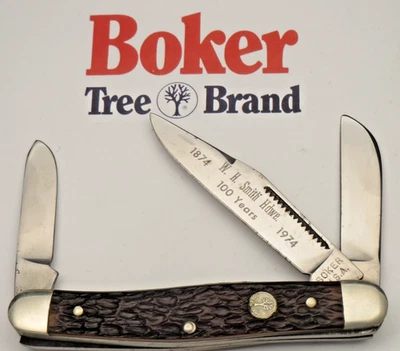 Cuchillo De Colección BOKER USA 8573 Gran Stock Delrin - Hecho en 1974 - Cuchillo Sin Usar Foto 1 de 4