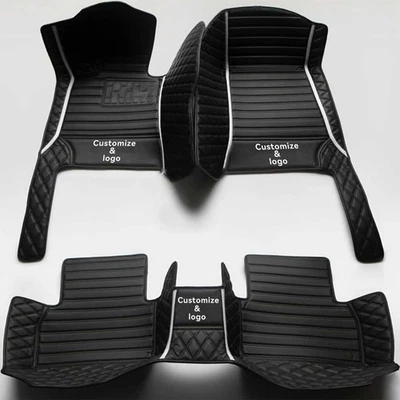 Car Floor Mats For Mazda 3 2003-2025 Leather Waterproof Liners Carpets Anti Slip Foto 1 de 4