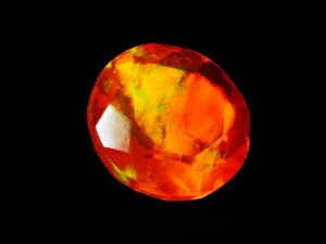 Cabochon rotondo etiope Welo opale naturale pietra preziosa 6x6 mm, opale fuoco welo - Foto 1 di 3