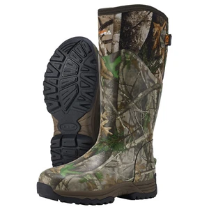 HISEA Men's Rubber Boots Neoprene Insulated Rain Boots Mud Working Hunting Boots - Picture 1 of 54