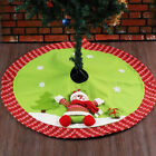 Christmas Santa Snowman Grinch Tree Skirt Bottom Decors Festive Cover Floor Mat