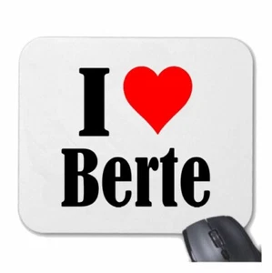 MOUSEPAD Mauspad I Love Berte Ich Liebe Berte - Photo 1/1