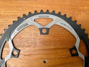 ROTOR "noQ" NOS Road Bike Chainring Set, 53T/39T, 5-Bolt, 130mm BCD, 9-11 Speed - Picture 1 of 5