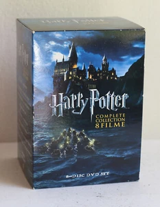 Harry Potter - Complete Collection - 8 Filme  - 8 DVDs - in Box - Bild 1 von 3