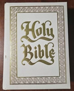 VTG Holy Bible Family Altar Edition King James Version Red Letter Crusade Pre-ow - Imagen 1 de 14