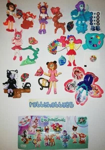 SERIE COMPLETA ENCHANTIMALS DV384 - TR086 I + 9 BPZ KINDER SORPRESA ITALIA 2019  - Picture 1 of 1