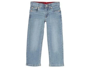 NEW BOYS 514 LEVIS BLUE JEANS STRAIGHT REGULAR FIT 4 81C605 M5W - Picture 1 of 1
