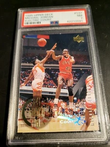 1995 Upperdeck Electric Court plateado Michael Jordan #137 PSA 7 - Imagen 1 de 3