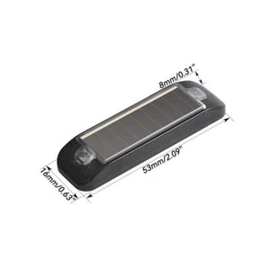 Solar Powered Car LED Dummy Alarm Stimulated Anti-Theft Warning Light A1L9 - Picture 1 of 15