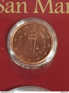 1 CENT EURO 2006 SAN MARIN / SAN MARINO / SCELLEE ISSUE DU COFFRET UNC FDC - Picture 1 of 1