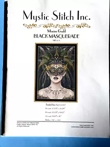 Mystic Stitch BLACK MASQUERADE Cross Stitch Pattern MG-63 , great condition - Picture 1 of 2