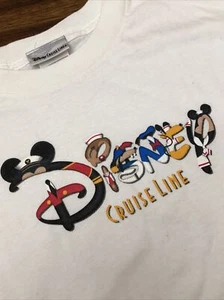 VTG Disney Cruise Line Long Sleeve Unisex Shirt XL - Picture 1 of 9