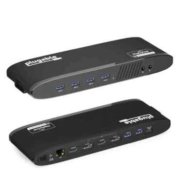 Plugable Universal Laptop Docking Station, 4K Dual Monitor, DisplayPort or HDMI - Image 1 of 4