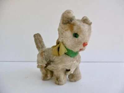 JOUET ANCIEN - AUTOMATE CHIEN PELUCHE - FONCTIONNEMENT À REVOIR - Photo 1/4