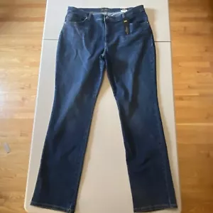 NWT Lee Straight Leg Relaxed Fit Mid Rise Women’s Jeans 18 Long New **Read** - Picture 1 of 15