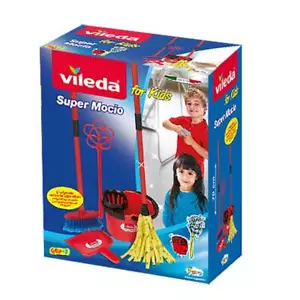 VILEDA For Kids Set Pulizie, L'originale Super Mocio Versione Giocattolo Bambini - Foto 1 di 2