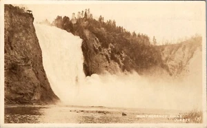 Alte RPPC Montmorency Falls Quebec City, Kanada - Bild 1 von 2