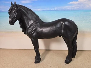Resin Modellpferd Friese Friesen Hengst Tourandot von Brigitte Eberl model horse - Bild 1 von 11