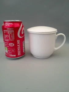 Ronnefeldt white porcelain infuser tea cup mug - Picture 1 of 5