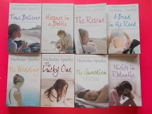 Nicholas Sparks x 8 - Matching Covers - Like New & Do Not Look Read - Picture 1 of 4