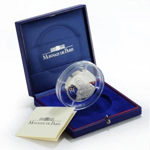 France 20 euro Mona Lisa Da Vinci Painters Art 5 oz proof silver coin 2003 - Picture 1 of 8