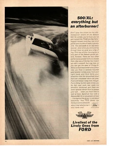 1962 FORD GALAXIE 500/XL (406/405-HP) ~ CLASSIC ORIGINAL PRINT AD - Picture 1 of 1