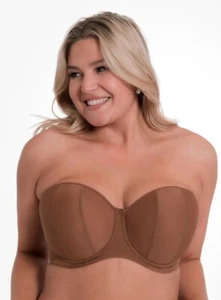 Curvy Kate CK2601 Caramel Luxe Strapless Multiway Underwire Bra 34D - Picture 1 of 10