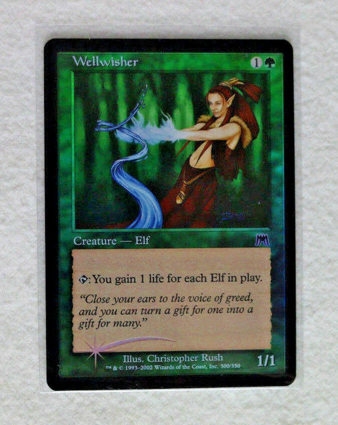 Wellwisher Foil - Onslaught  MTG Magic LP/NM L5 - Image 1 of 1