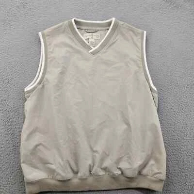 Мужской жилет для гольфа Preswick Moore большой без рукавов желтовато-коричневый жилет для спорта на открытом воздухе - Изображение 1 из 4