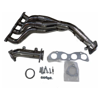 Stainless Steel Exhaust Header Fits 02-06 Civic Si & 02-05 Acura RSX Base Model Foto 1 de 4
