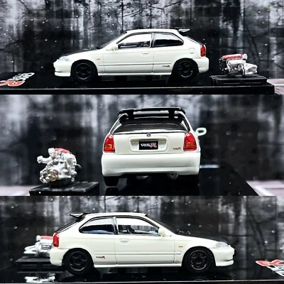 1/64 Hobby Japan Honda Civic Type-R EK9 Customized Version‼️Second Item 5$ OFF‼️ - Image 1 of 4