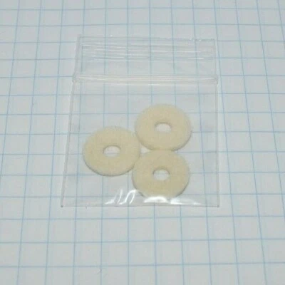 Bach Valve Stem Felts, Stradivarius Cornet, Trumpet, & Others, Set of 3