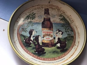 collectible metal beer trays “stegmaier” - Picture 1 of 2