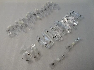 Acrylic Small 4" Pop Clip Sign Holders (14) & 3" Clips (6) 20 Pieces | NEW - Picture 1 of 11
