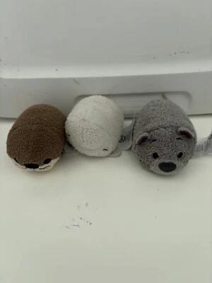 Disney Tsum Tsum Lot of 3 Mini Plush Sea Animals. Manatee3.5" Stuffed Animals - Image 1 of 2