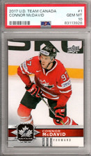 2017 UPPER DECK #1 TEAM CANADA CONNOR McDAVID OILERS PSA GEM MT 10🎄