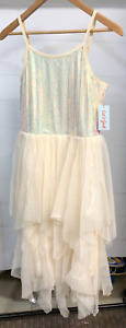 NWT Cat & Jack Girls Ivory Dress XL Plus 14/16