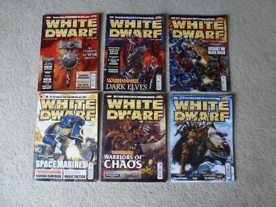 White Dwarf Magazine x 6 July - December 2008 Issues 343 - 348 Games Workshop  - Image 1 of 2