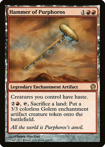 mtg magic Hammer of Purphoros theros FRENCH vf fr purphoros hammer - Bild 1 von 1