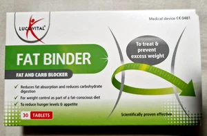 LUCOVITAL FAT BINDER 30 tablets Weight Loss Pills - Picture 1 of 3