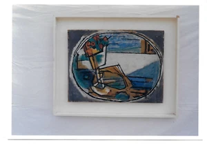 Foto Original Marcel Janco Dada Composición 1919 Firmada por Dadi Janco Israel - Imagen 1 de 2