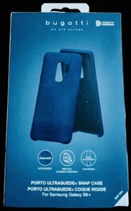 New Bugatti Samsung S9+ Ultrasuede Snap Mobile Phone Case - Picture 1 of 1