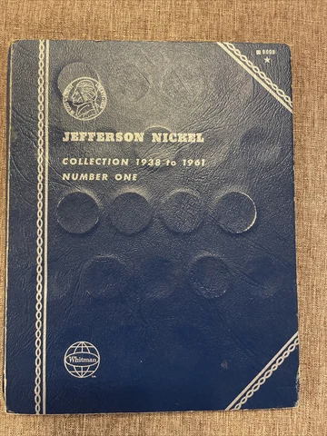 Jefferson Nickel Collection 1938 - 1961 Number One, Incomplete Cover