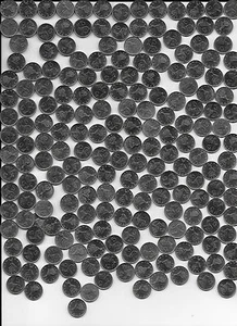 Simbabwe 5 Cent 1997 unc 50 Münzen Scrub Hase (Lepus saxatilis) SITZEND LINKS,DEN - Bild 1 von 1