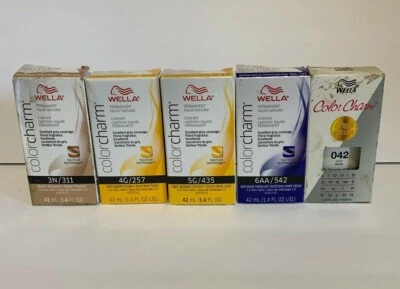 Wella COLOR CHARM  Permanent LIQUID Hair Color 1.4oz YOUR CHOICE NPKG BOTTLE - Imagem 1 de 4