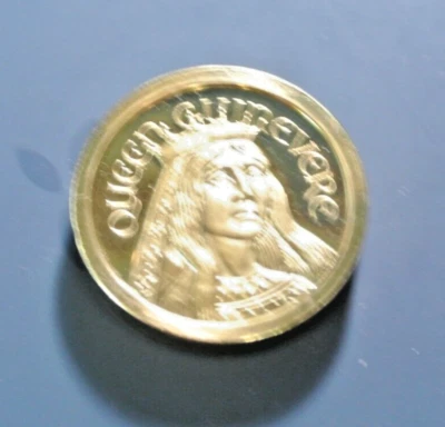 FRANKLIN COMO NUEVO "Queen Guemivere" Backgammon 1986 pieza de juego ficha Foto 1 de 3