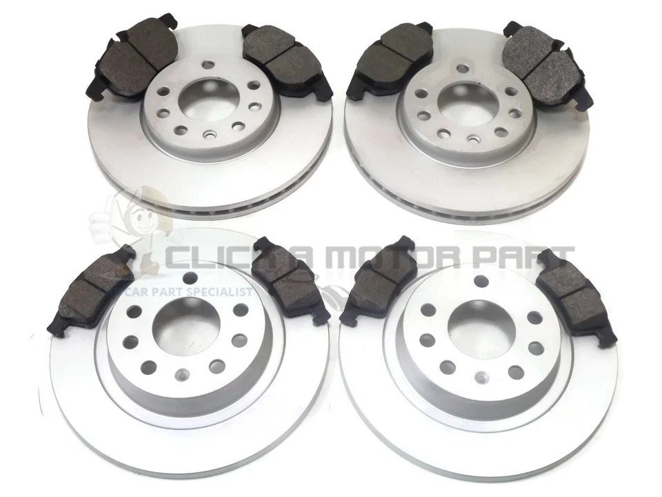 SAAB 9-3 93 1.9 TiD 2002-2012 FRONT & REAR BRAKE DISCS & PADS (CHECK SIZE) - Изображение 1 из 1