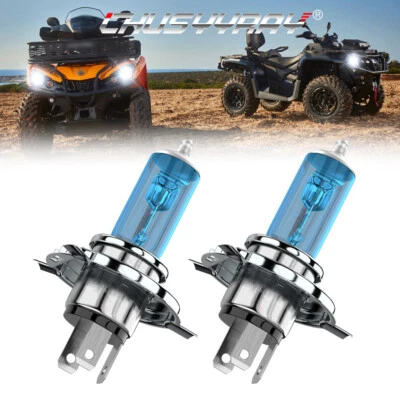 Faro halógeno de actualización para Yamaha Grizzly 300 550 700 H4 9003 2007-2018 blanco Foto 1 de 4
