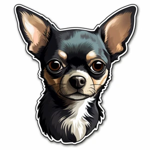 Autoaufkleber Sticker Niedlicher Chihuahua Aufkleber - Picture 1 of 1